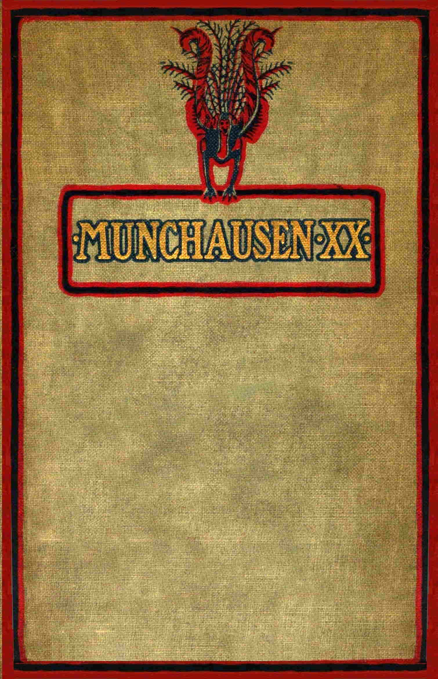 جلد کتاب Munchausen XX