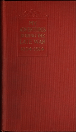 جلد کتاب My Adventures During the Late War