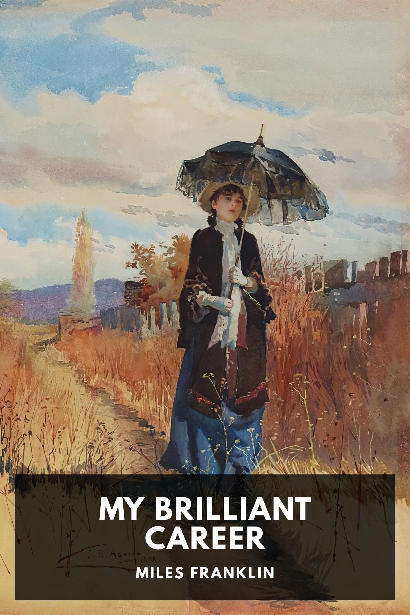 جلد کتاب My Brilliant Career