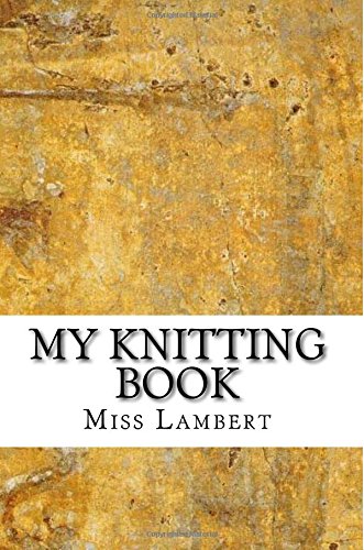 جلد کتاب My Knitting Book