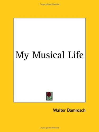 جلد کتاب My Musical Life