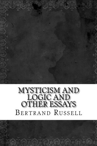 جلد کتاب Mysticism and Logic and Other Essays