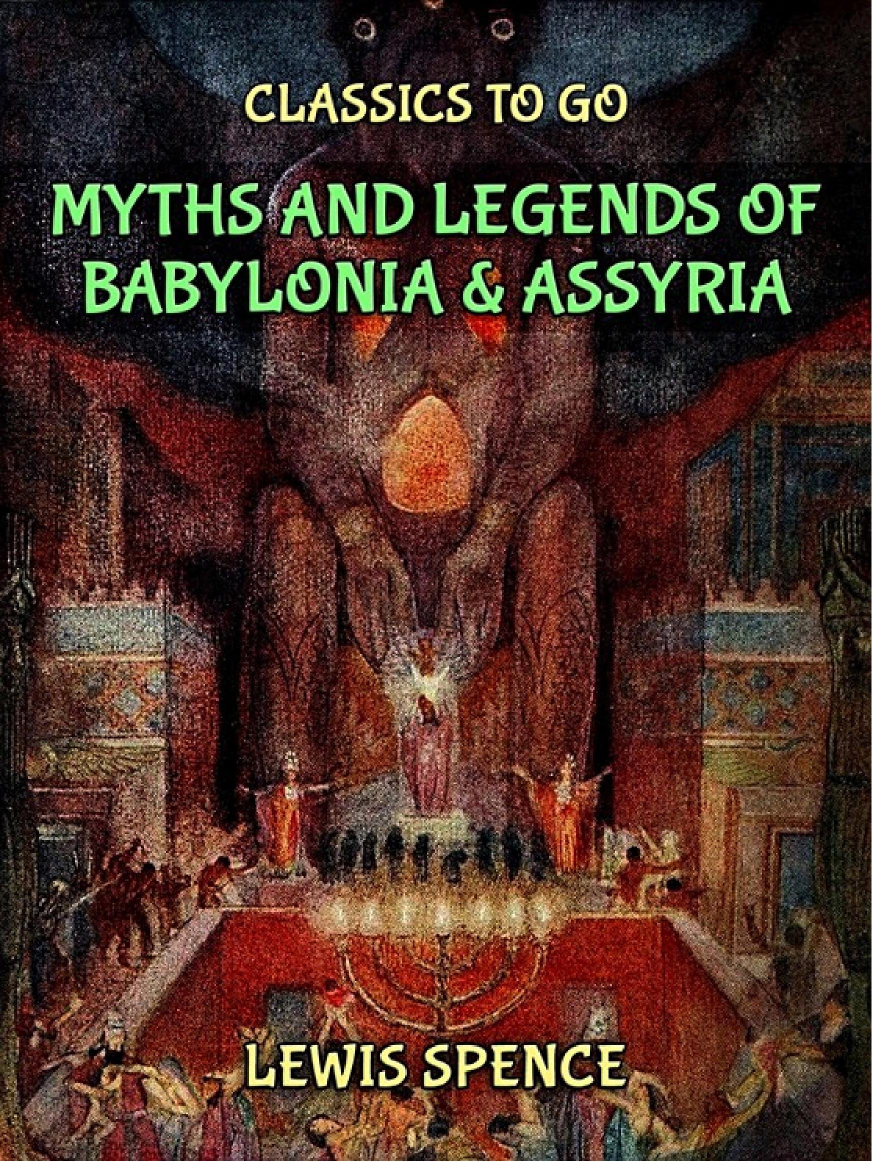 جلد کتاب Myths & Legends of Babylonia & Assyria