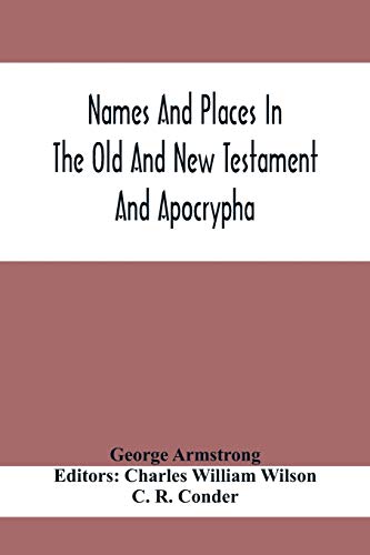 جلد کتاب Names and Places in the Old and New Testament and Apocrypha