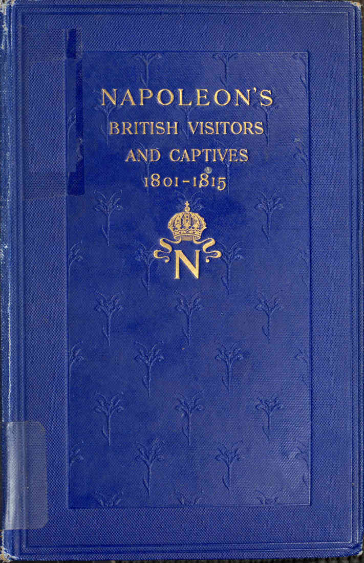 جلد کتاب Napoleon's British Visitors and Captives, 1801-1815