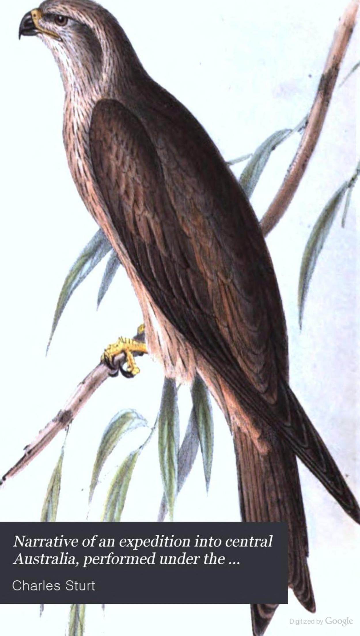 جلد کتاب Narrative of an Expedition into Central Australia