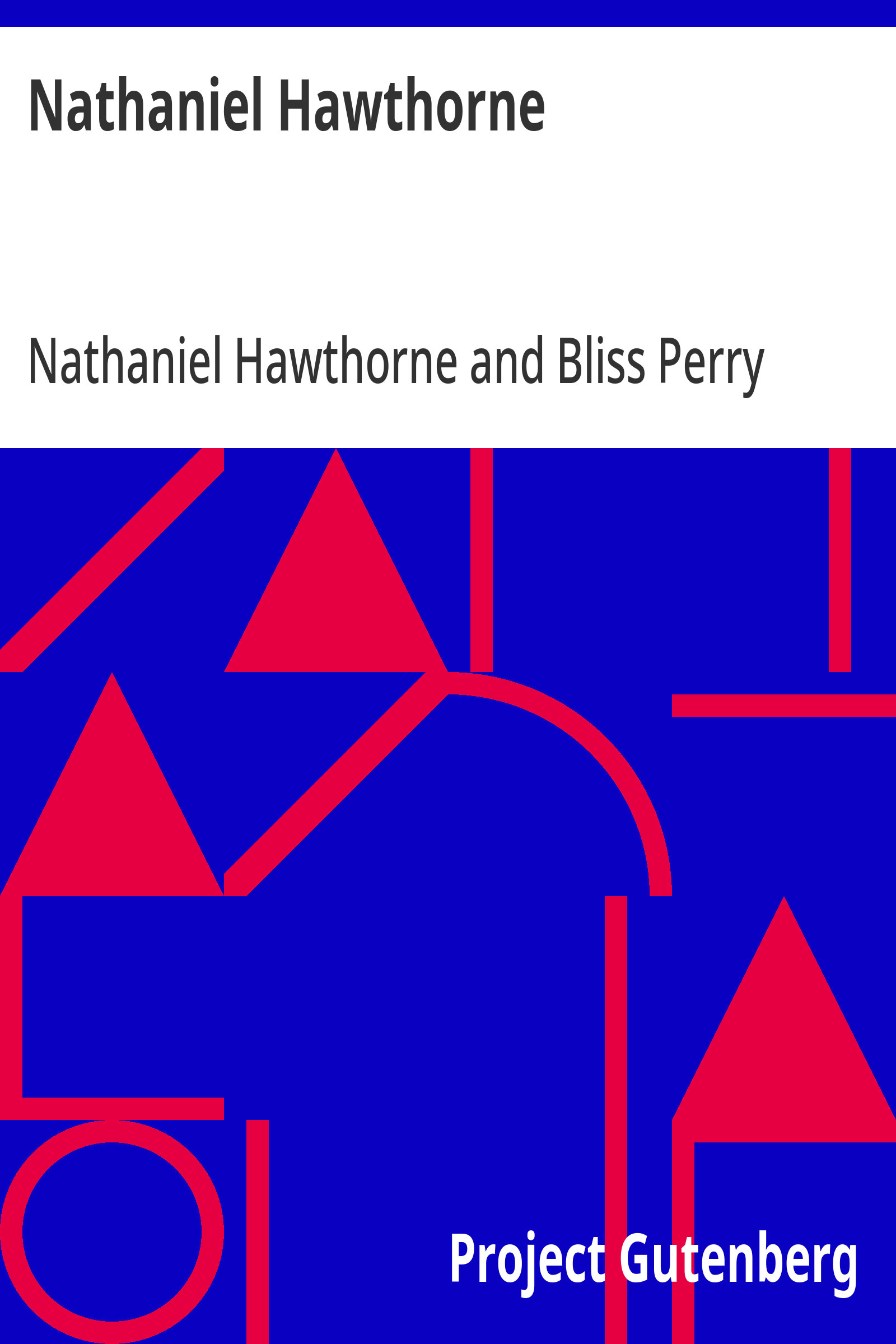 جلد کتاب Nathaniel Hawthorne