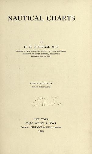 جلد کتاب Nautical Charts