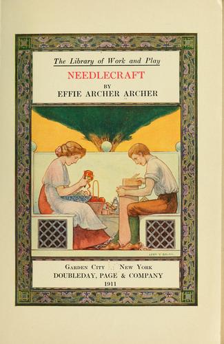 جلد کتاب Needlecraft