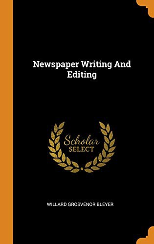 جلد کتاب Newspaper Writing and Editing