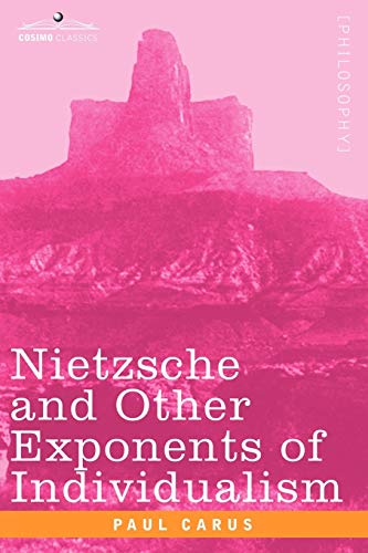 جلد کتاب Nietzsche and Other Exponents of Individualism