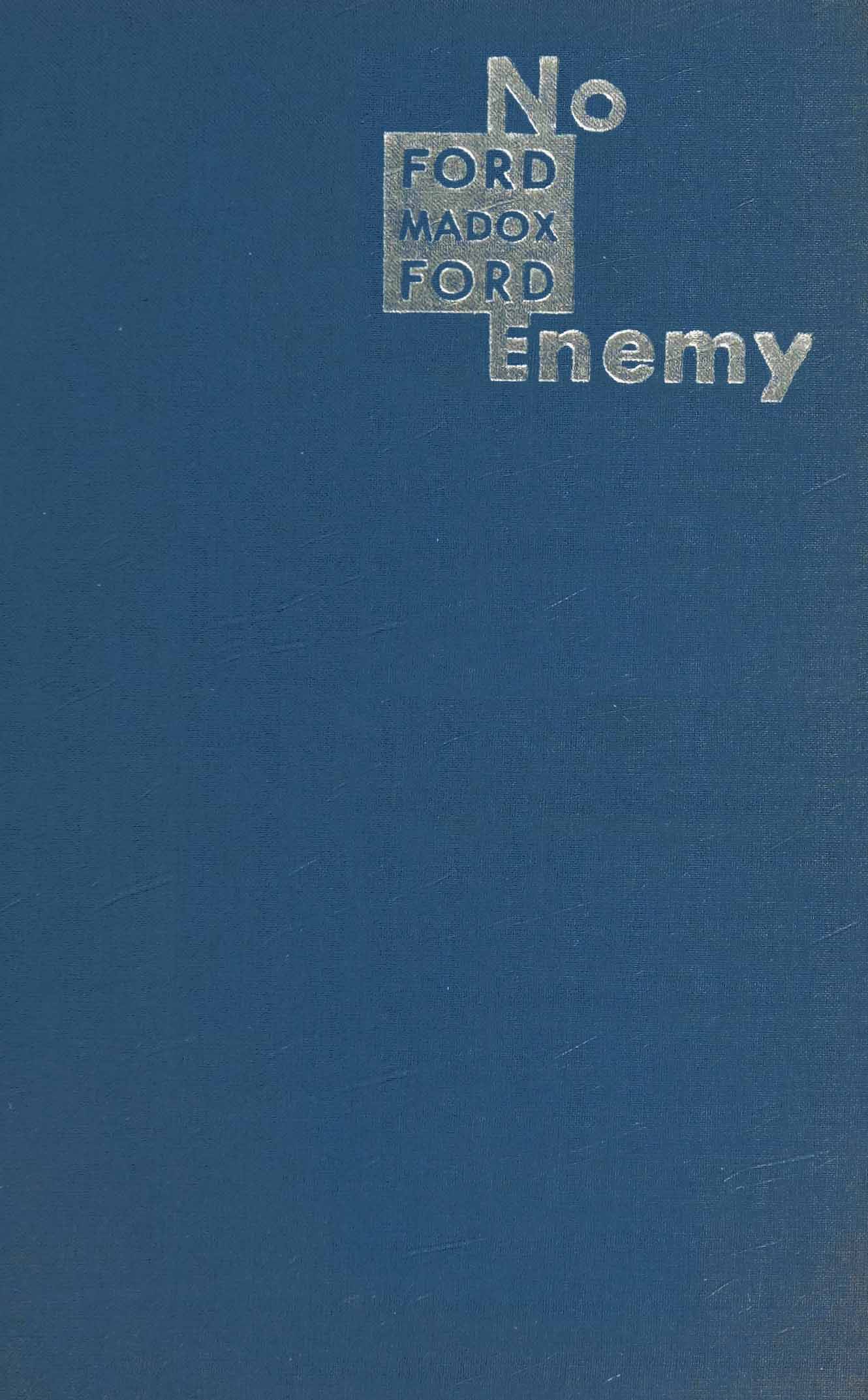 جلد کتاب No Enemy