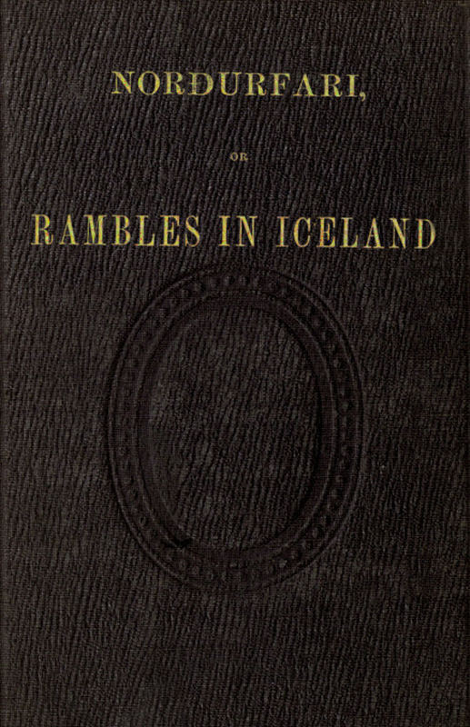 جلد کتاب Norðurfari; or, Rambles in Iceland
