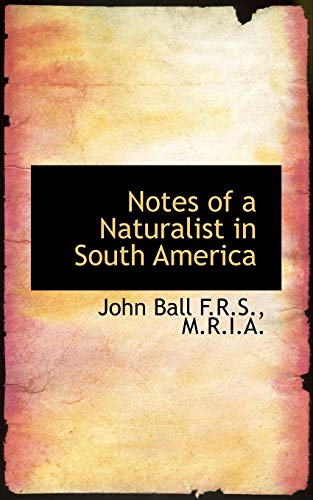 جلد کتاب Notes of a Naturalist in South America