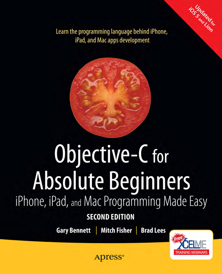 جلد کتاب Objective-C for Absolute Beginners