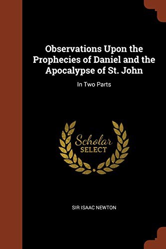 جلد کتاب Observations upon the Prophecies of Daniel, and the Apocalypse of St. John