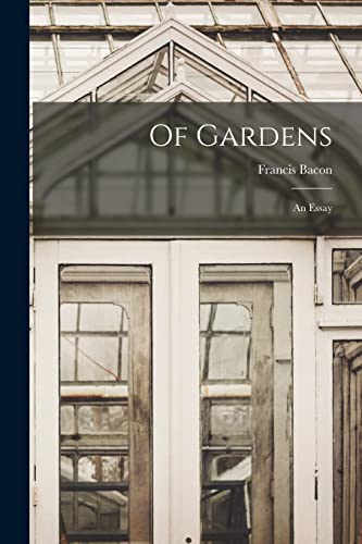 جلد کتاب Of Gardens: An essay