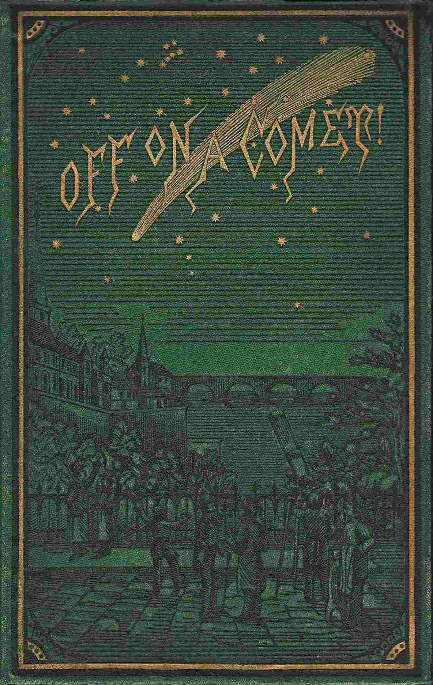 جلد کتاب Off on a Comet!