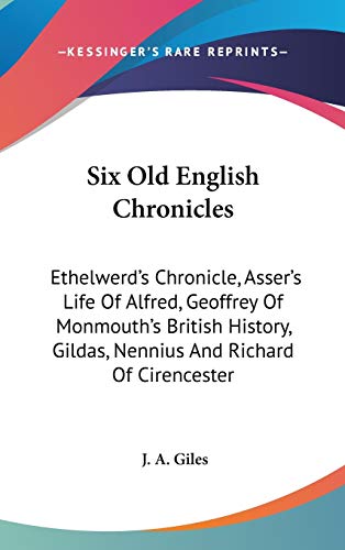 جلد کتاب Old English Chronicles