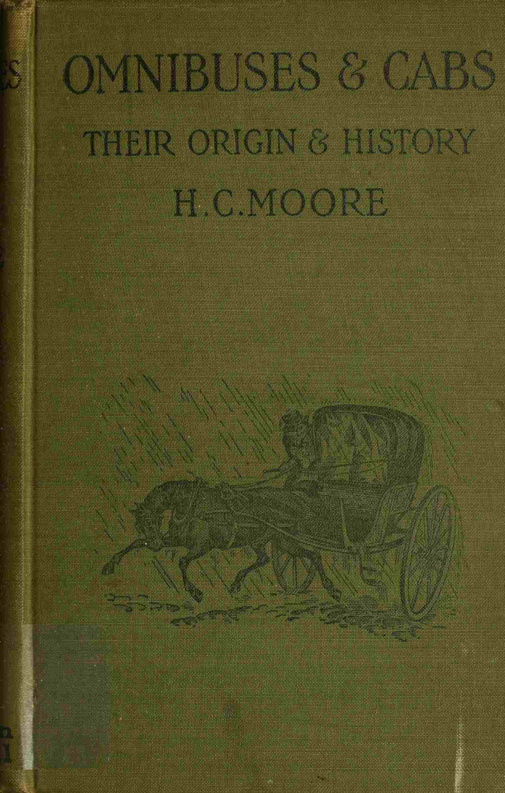 جلد کتاب Omnibuses and Cabs