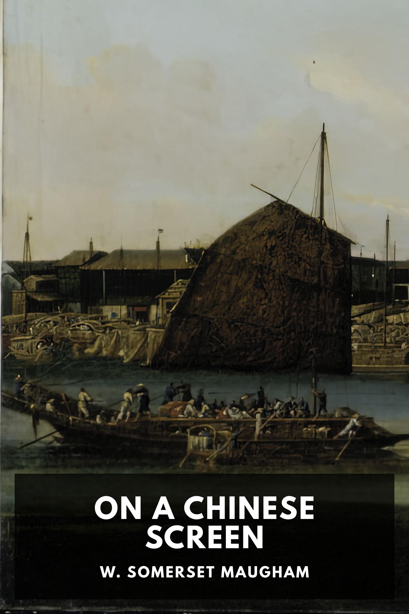 جلد کتاب On a Chinese Screen
