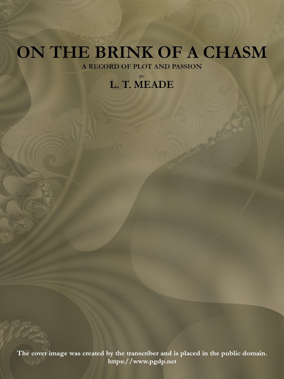جلد کتاب On the Brink of a Chasm: A Record of Plot and Passion