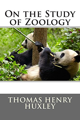 جلد کتاب On the Study of Zoology
