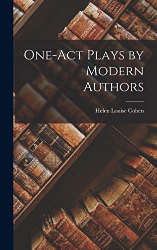 جلد کتاب One-Act Plays by Modern Authors