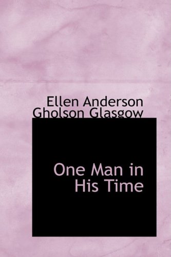 جلد کتاب One Man in His Time