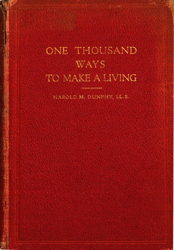 جلد کتاب One Thousand Ways to Make a Living