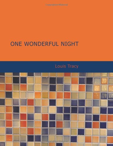 جلد کتاب One Wonderful Night