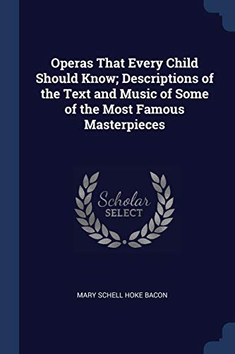جلد کتاب Operas Every Child Should Know