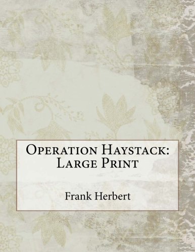 جلد کتاب Operation Haystack