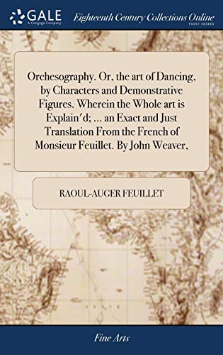 جلد کتاب Orchesography, or, the Art of Dancing