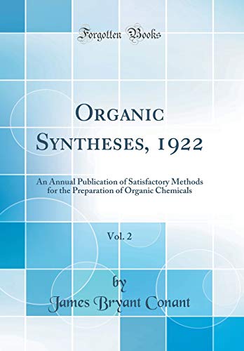 جلد کتاب Organic Syntheses