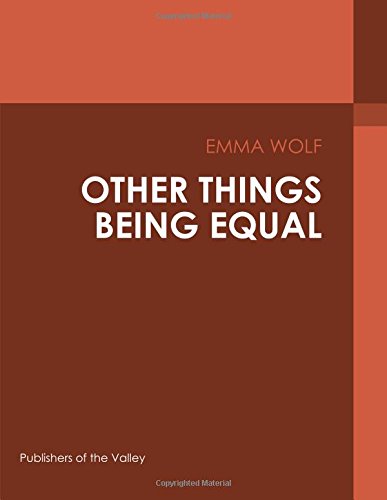 جلد کتاب Other Things Being Equal