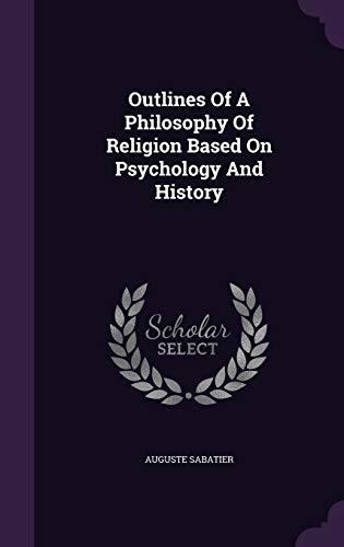 جلد کتاب Outlines of a Philosophy of Religion