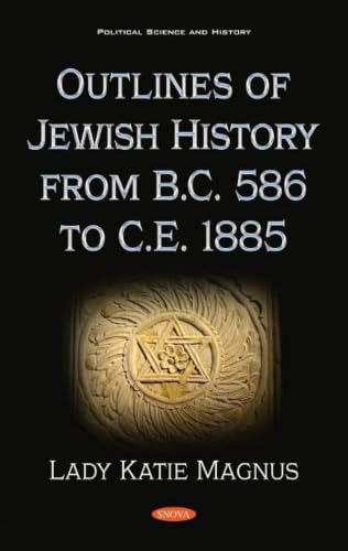 جلد کتاب Outlines of Jewish History from B.C. 586 to C.E. 1885