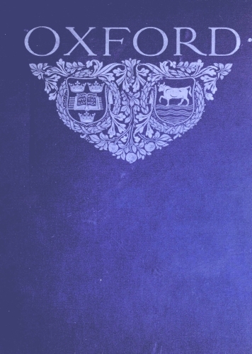 جلد کتاب Oxford and Its Story