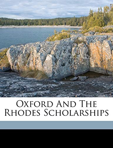جلد کتاب Oxford and the Rhodes Scholarships