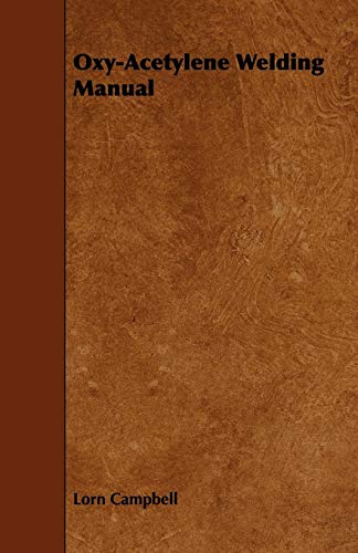 جلد کتاب Oxy-acetylene welding manual