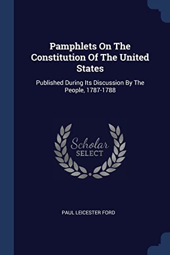 جلد کتاب Pamphlets on the Constitution of the United States