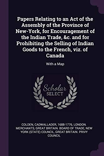 جلد کتاب Papers Relating to an Act of the Assembly of the Province of New-York