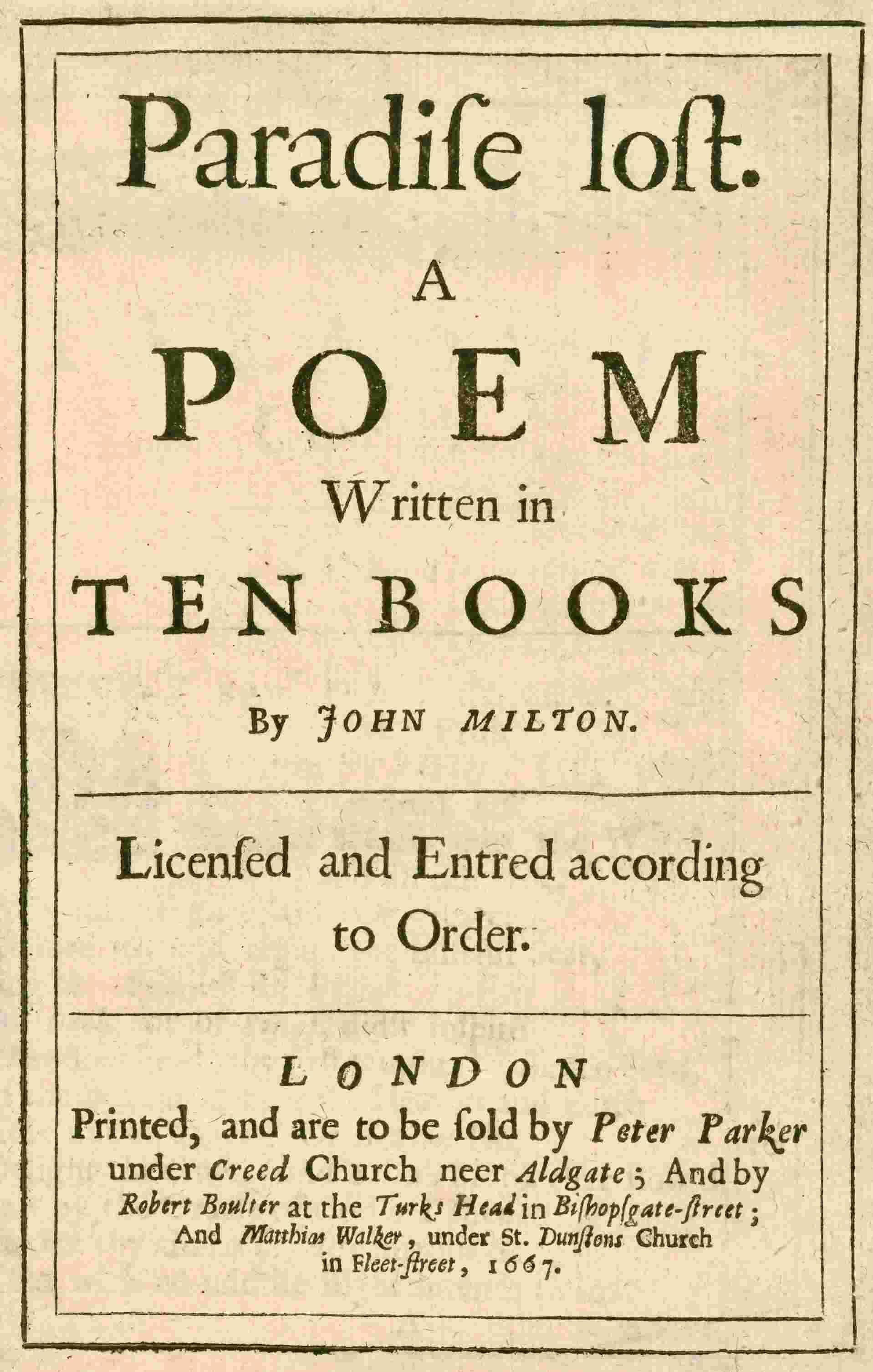 جلد کتاب Paradise Lost