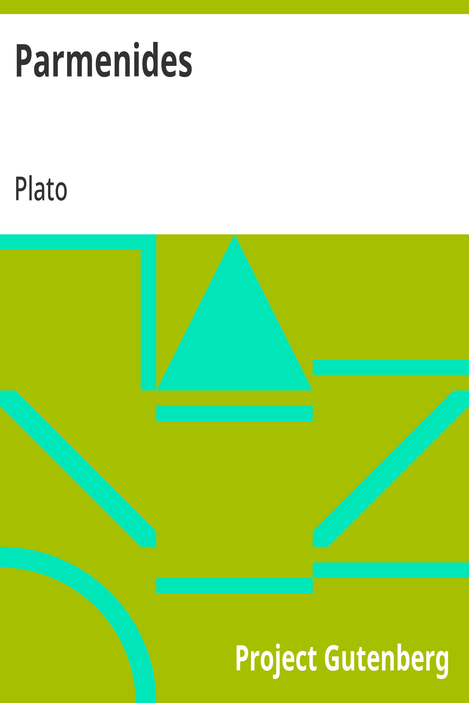 جلد کتاب Parmenides