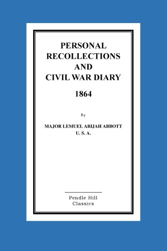 جلد کتاب Personal Recollections and Civil War Diary, 1864