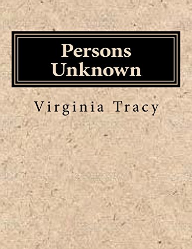 جلد کتاب "Persons Unknown"