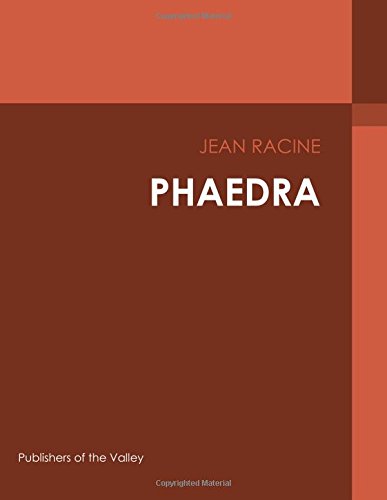 جلد کتاب Phaedra