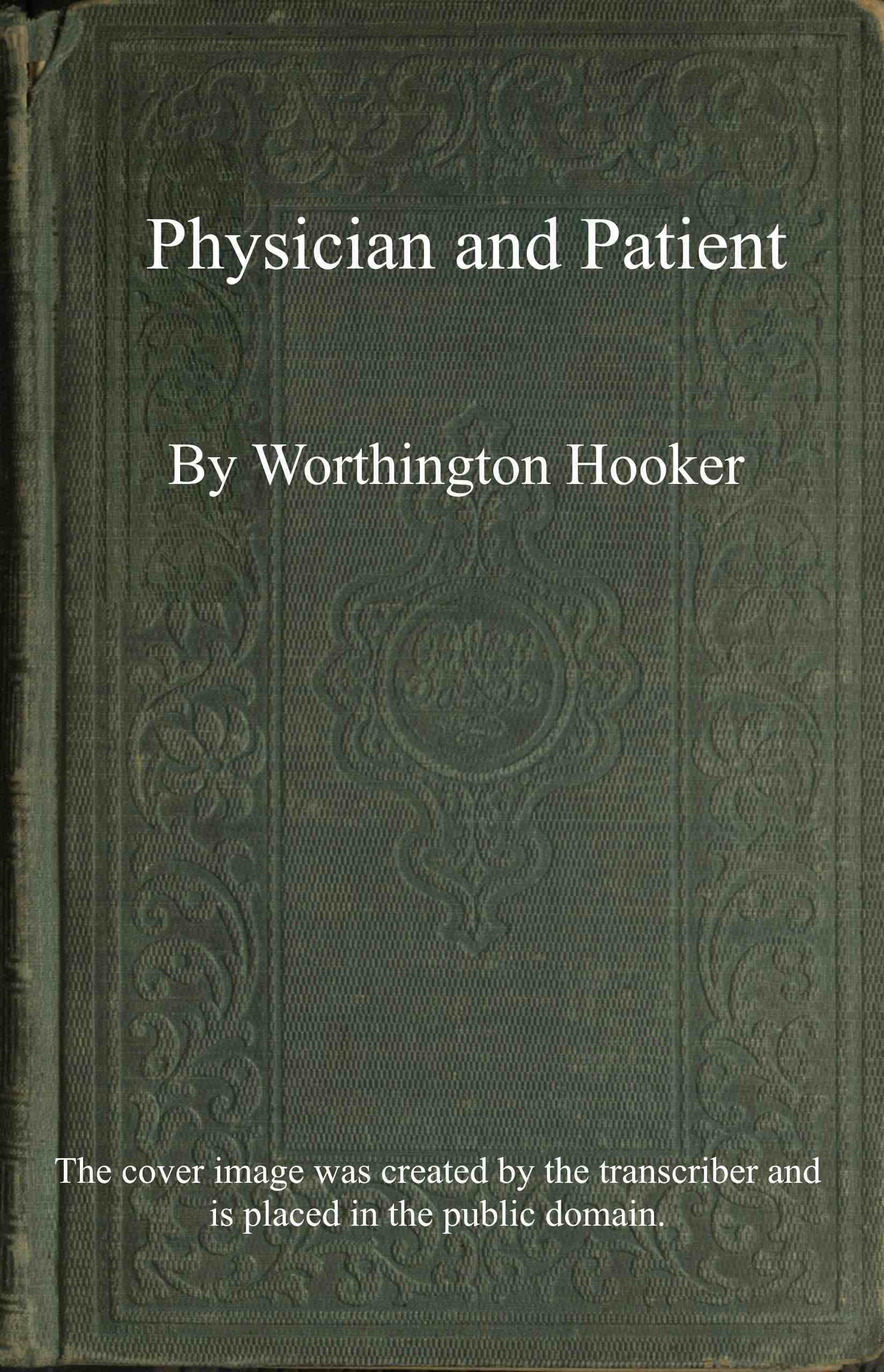 جلد کتاب Physician and patient