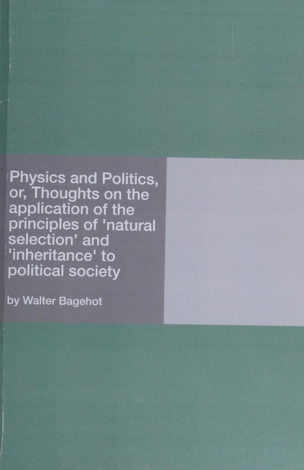 جلد کتاب Physics and Politics